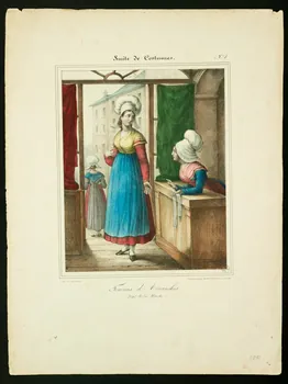Charpentier Père et Fils et Cie estampe Femmes d'Avranches  (Dépt de la Manche) Nantes 1831 1944.2.49 Photo