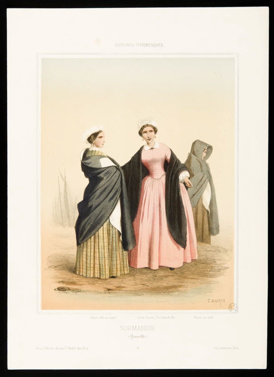 Maurice C. ; Morier estampe NORMANDIE  (Granville Paris 1855-1865 1944.2.65 Photo