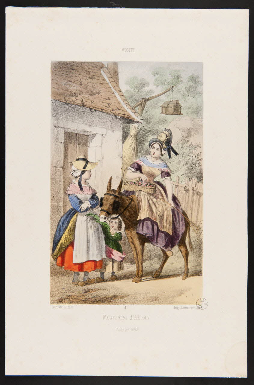 Bertrand Joannes ; Talbot illustration VICHY  Meunières d'Abrets Paris 1862 1944.2.69 Photo