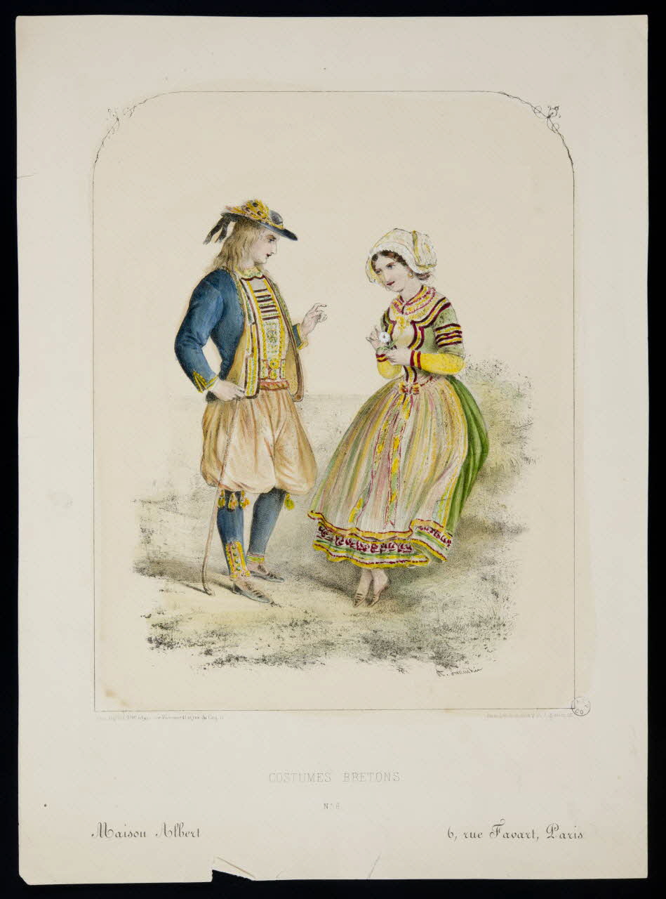 estampe COSTUMES BRETONS 1944.2.78 Photo