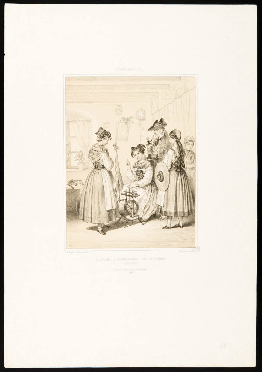 estampe COSTUMES DU KOCHERSBERG-TRUCHTERSHEIM 1944.2.79 Photo