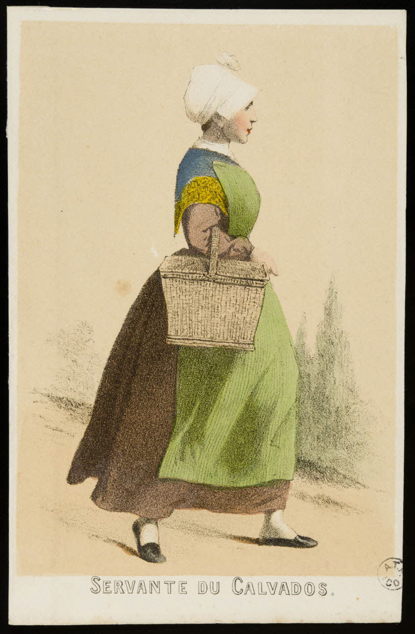 Maurice C. élément d'ensemble SERVANTE DU CALVADOS. 1845-1855 1944.2.9 Photo