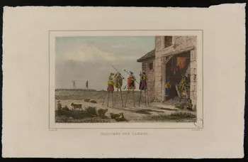 Friedrich Schroeder ; Charles Rauch estampe HABITANS DES LANDES. 1835-1845 1944.2.98 Photo