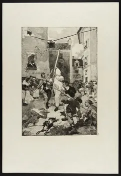 Daniel Vierge ; Martin estampe Le jeu de la marmite chinoise 1885 1944.21.21 Photo