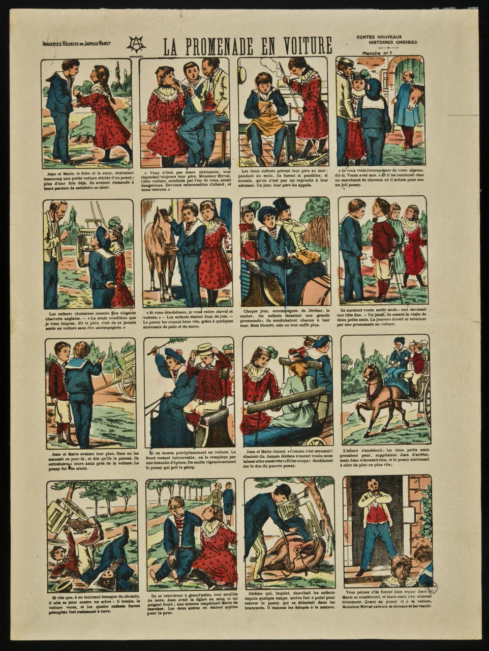planche LA PROMENADE EN VOITURE Jarville-la-Malgrange 1880-1914 1944.6.1 Photo