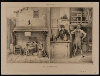 Pigal Edme Jean ; Delaunois estampe LE SAVETIER. 1833 1944.9.7 Photo