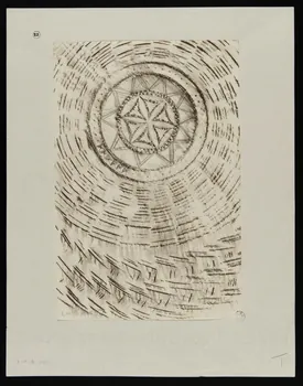 Guy Moinet dessin Crêpier à rondelles et motifs géometriques 1940-1950 1945.10.1 Photo