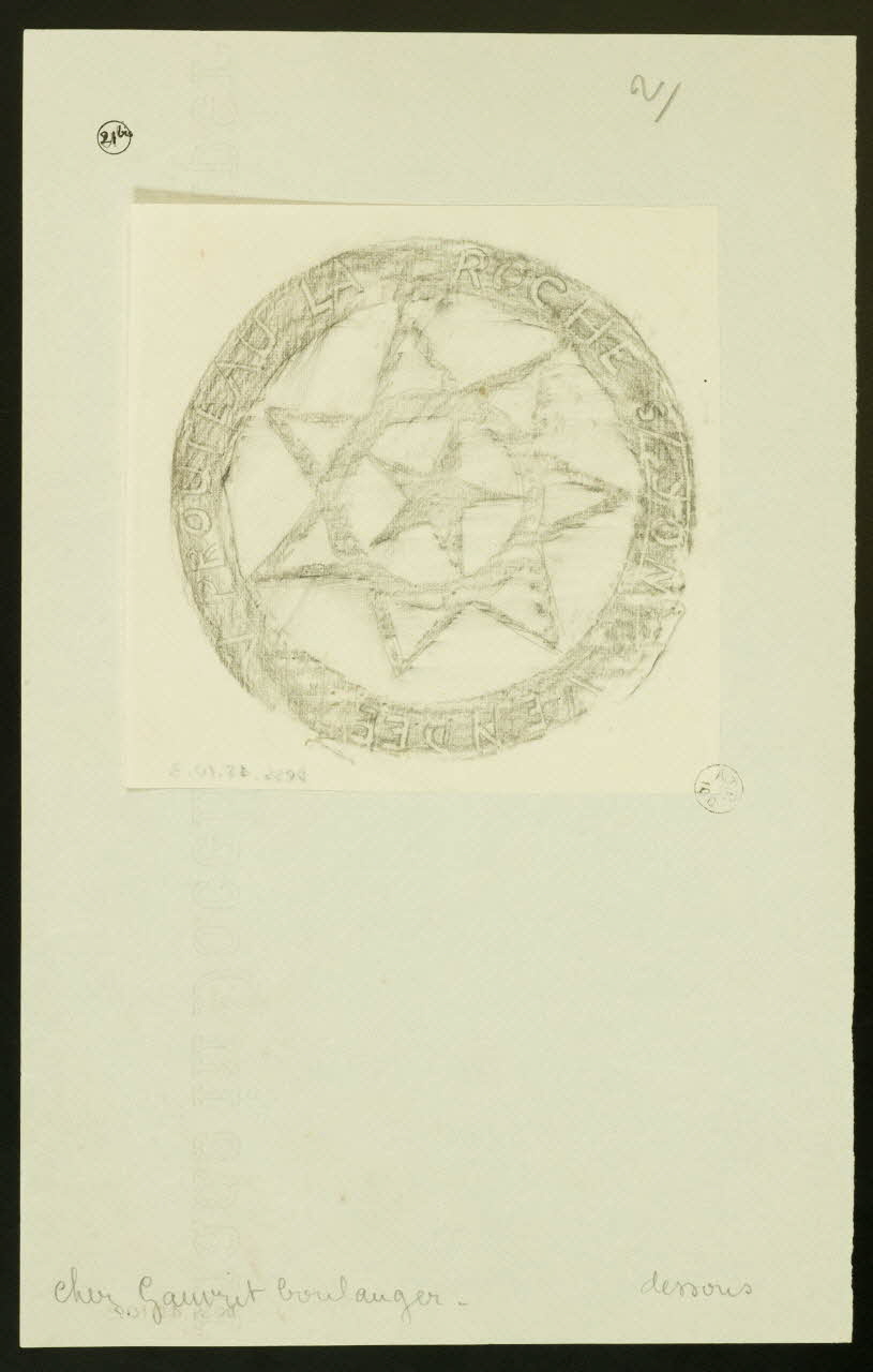 Guy Moinet dessin Crêpier à rondelle 1945 1945.10.3 Photo