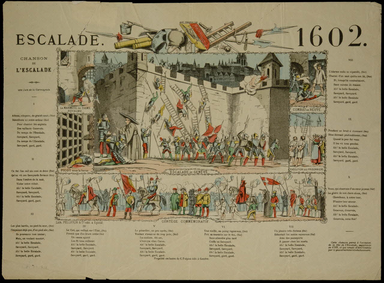 estampe ESCALADE. 1602. 1945.15.1 Photo