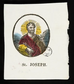 estampe St. JOSEPH. 1945.3.19  Photo