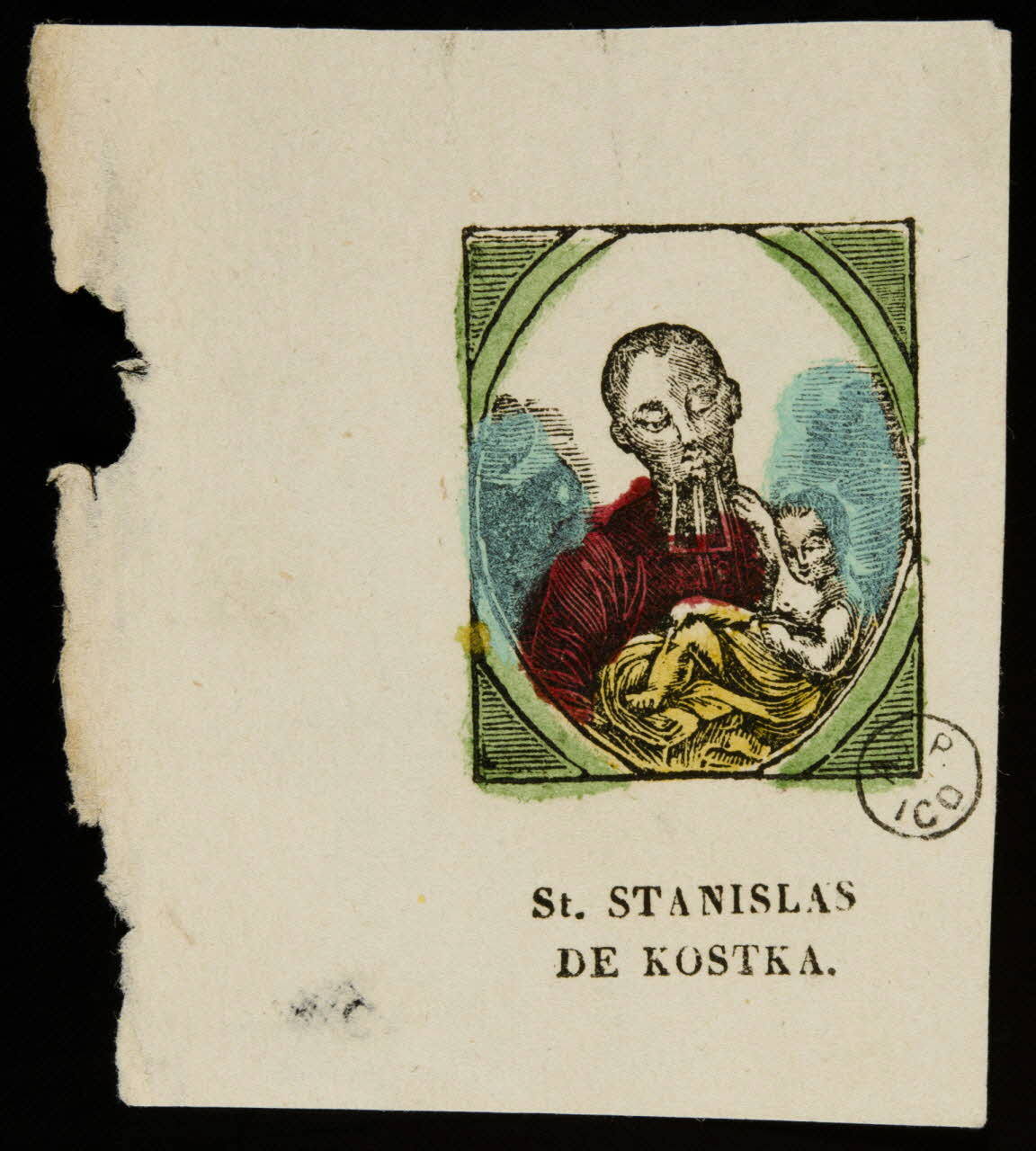 estampe St. STANISLAS  DE KOSTKA. 1945.3.2 Photo