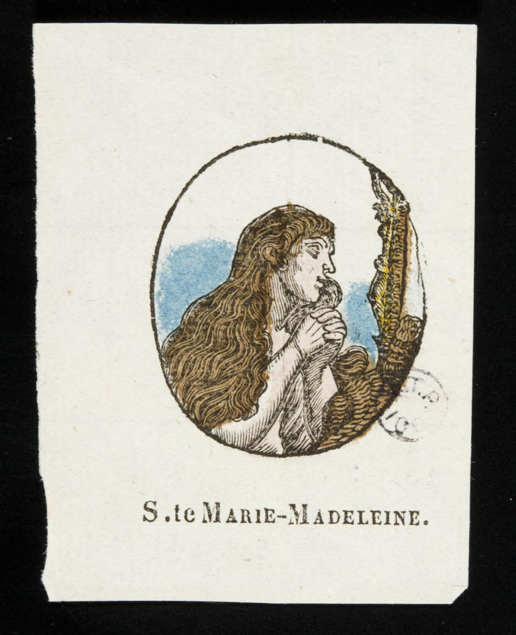 estampe S.te MARIE-MADELEINE. 1945.3.23 Photo