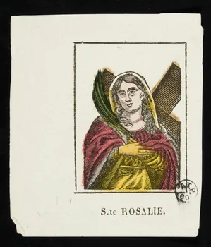 estampe S.te ROSALIE. 1945.3.26 Photo