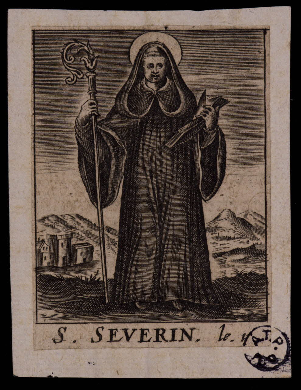estampe S. SEVERIN 1945.3.27 Photo