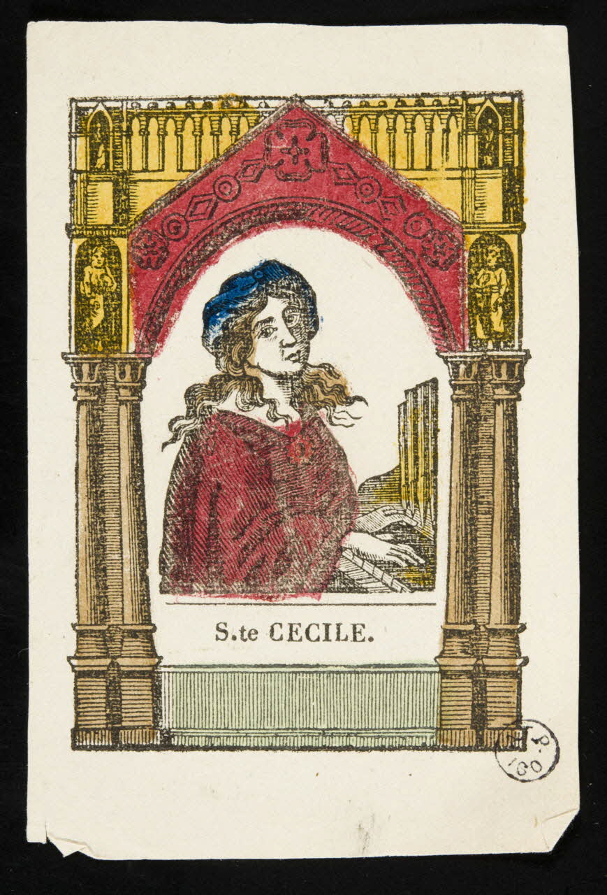 estampe S.te CECILE. 1945.3.3 Photo