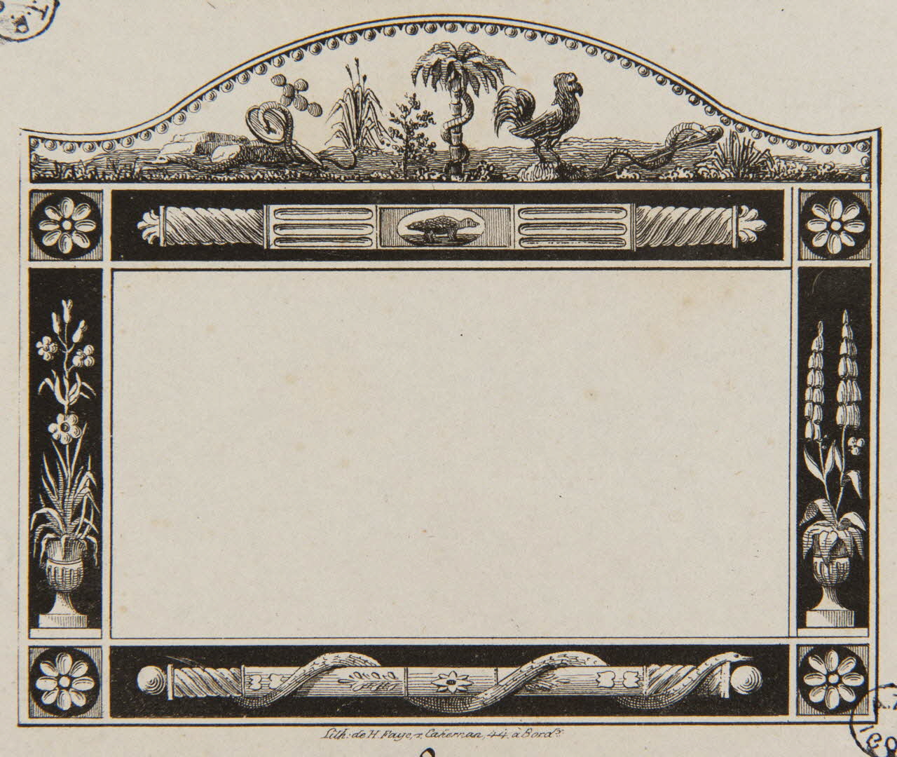 estampe Encadrement 1945.3.42.2 Photo