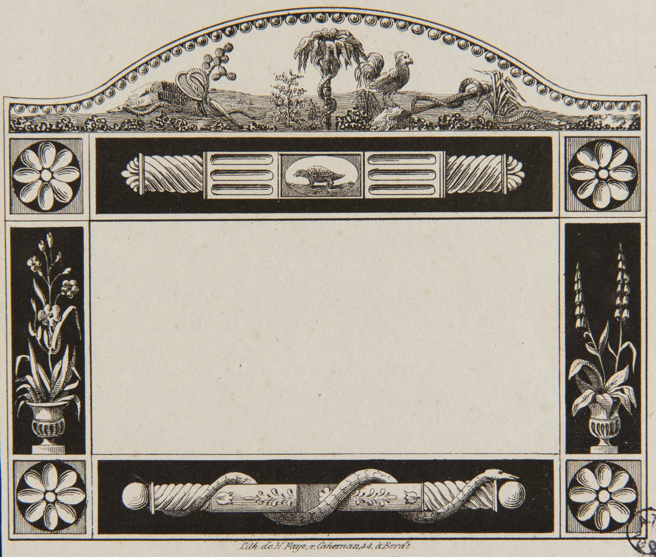 estampe Encadrement 1945.3.42.3 Photo