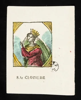 estampe S.te CLOTILDE 1945.3.6  Photo