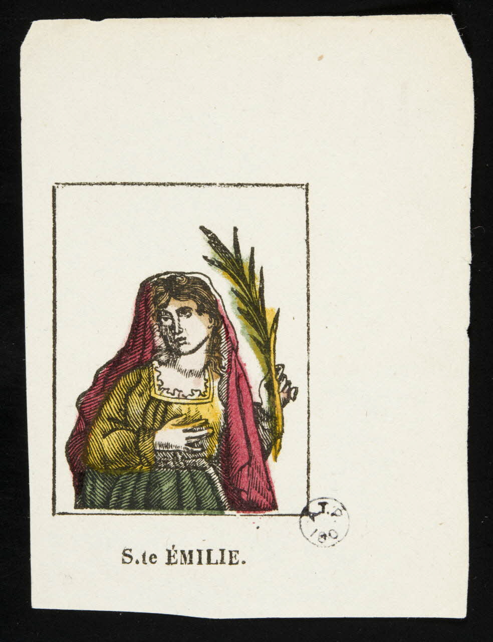 estampe S.te EMILIE. 1945.3.9 Photo