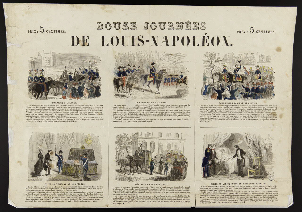 estampe DOUZE JOURNEES  DE LOUIS-NAPOLEON 1946.106.10 Photo