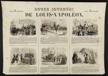 estampe DOUZE JOURNEES  DE LOUIS-NAPOLEON 1946.106.10  Photo