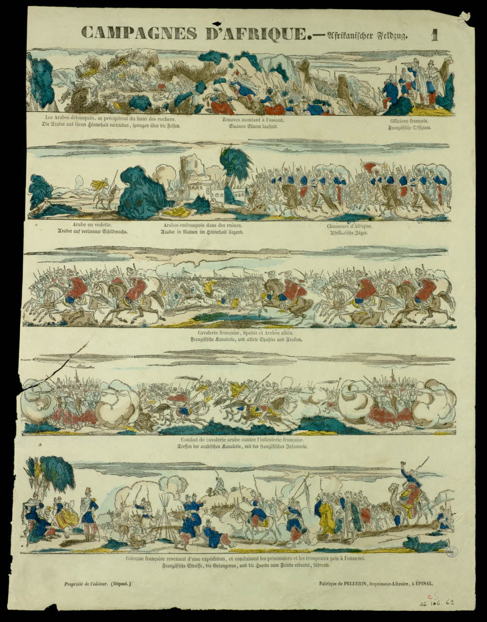 estampe CAMPAGNES D'AFRIQUE. 1946.106.62 Photo