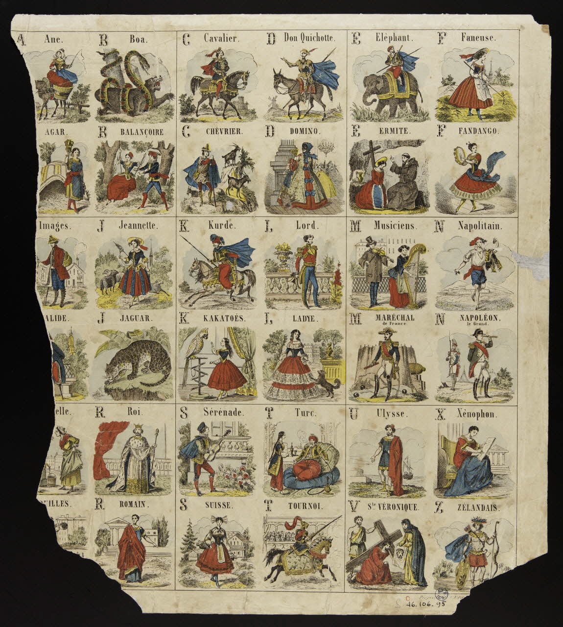 estampe Abécédaire 1946.106.95 Photo