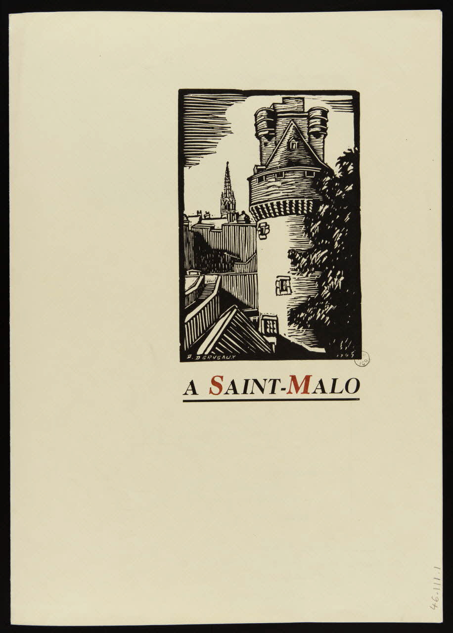estampe A Saint-Malo 1946.111.1 Photo