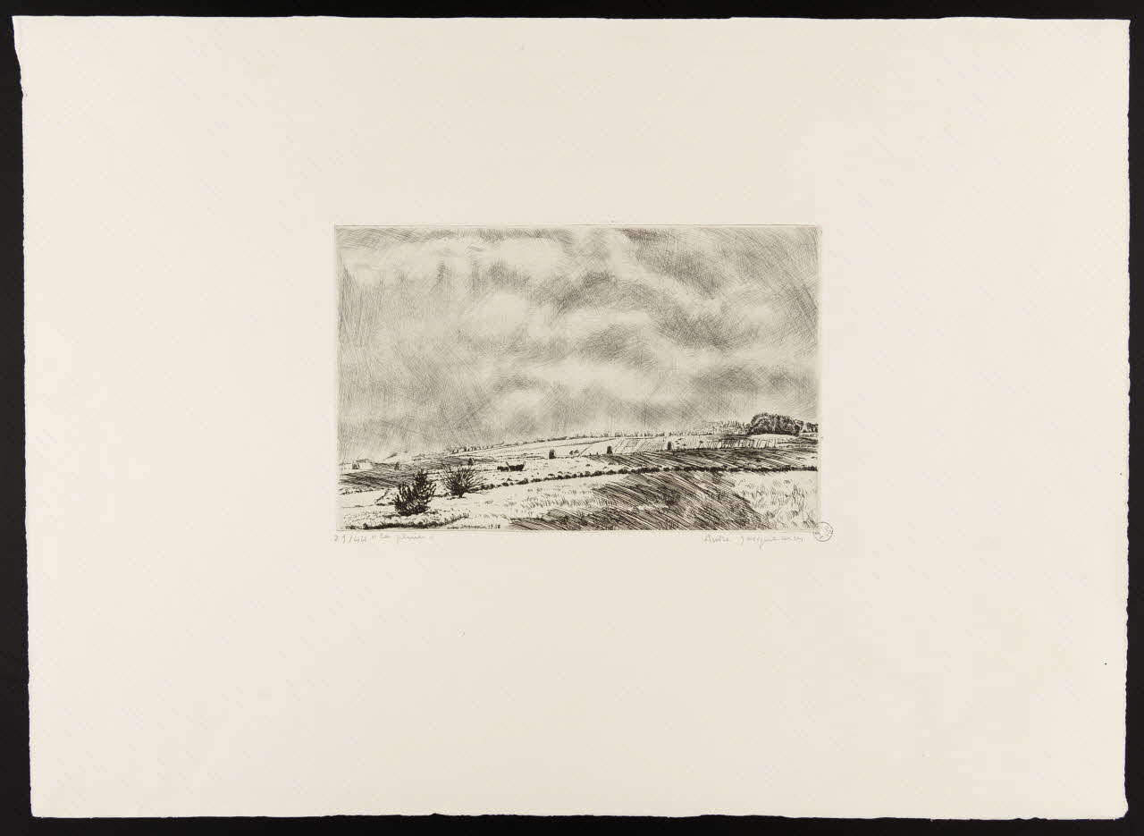 estampe "la pluie" 1946.5.47 Photo