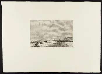estampe "la pluie" 1946.5.47  Photo