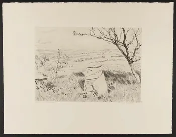 estampe "les ruches abandonnées" 1946.5.7 Photo
