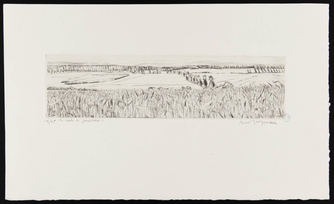 estampe "les routes de peupliers" 1946.5.9 Photo