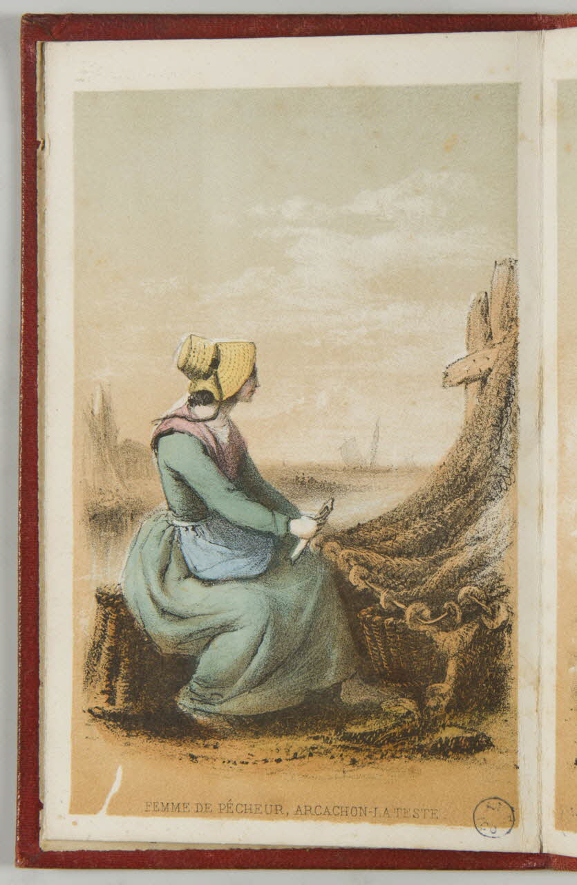 album FEMME DE PECHEUR, ARCACHON - LA TESTE. 1946.83.3.1 Photo
