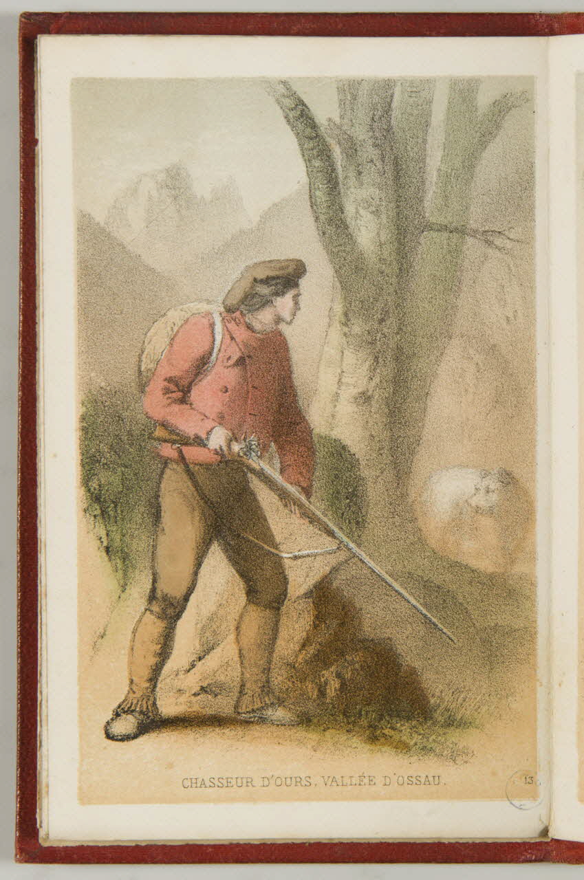 album CHASSEUR D'OURS, VALLEE D'OSSAU. 1946.83.3.13 Photo