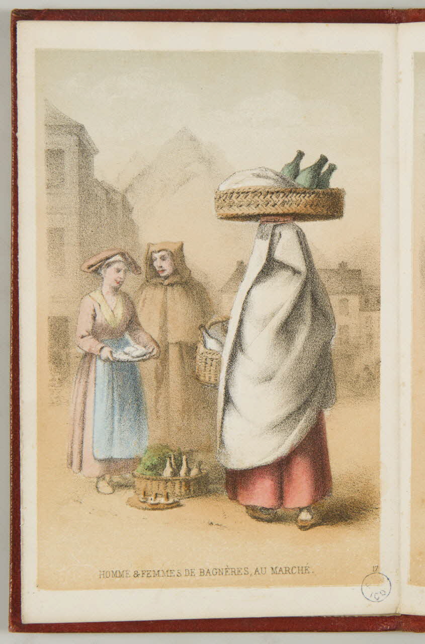 album HOMME & FEMMES DE BAGNERES, AU MARCHE. 1946.83.3.17 Photo