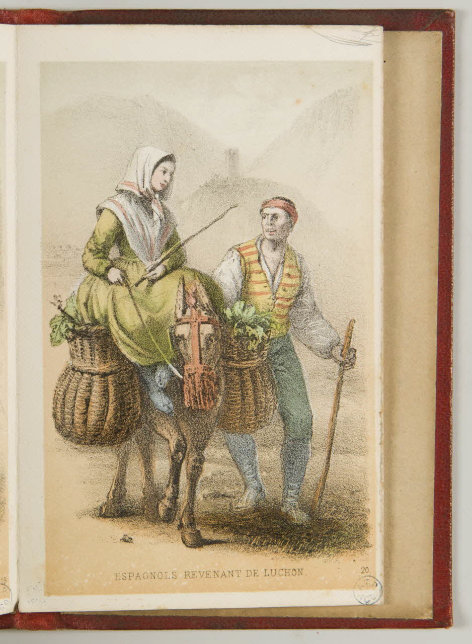 album ESPAGNOLS REVENANT DE LUCHON. 1946.83.3.20 Photo