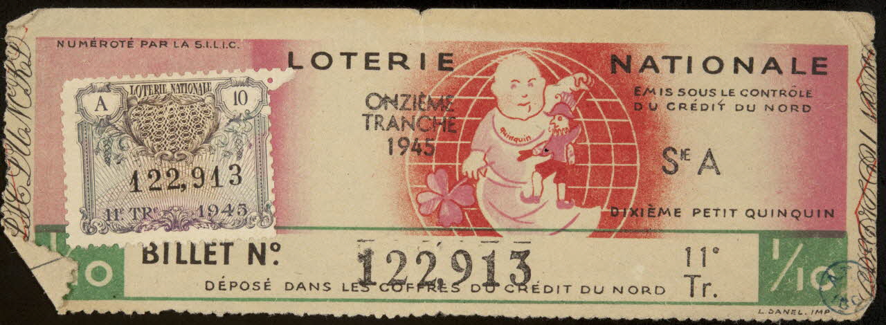 estampe LOTERIE NATIONALE 1946.86.1.7 Photo