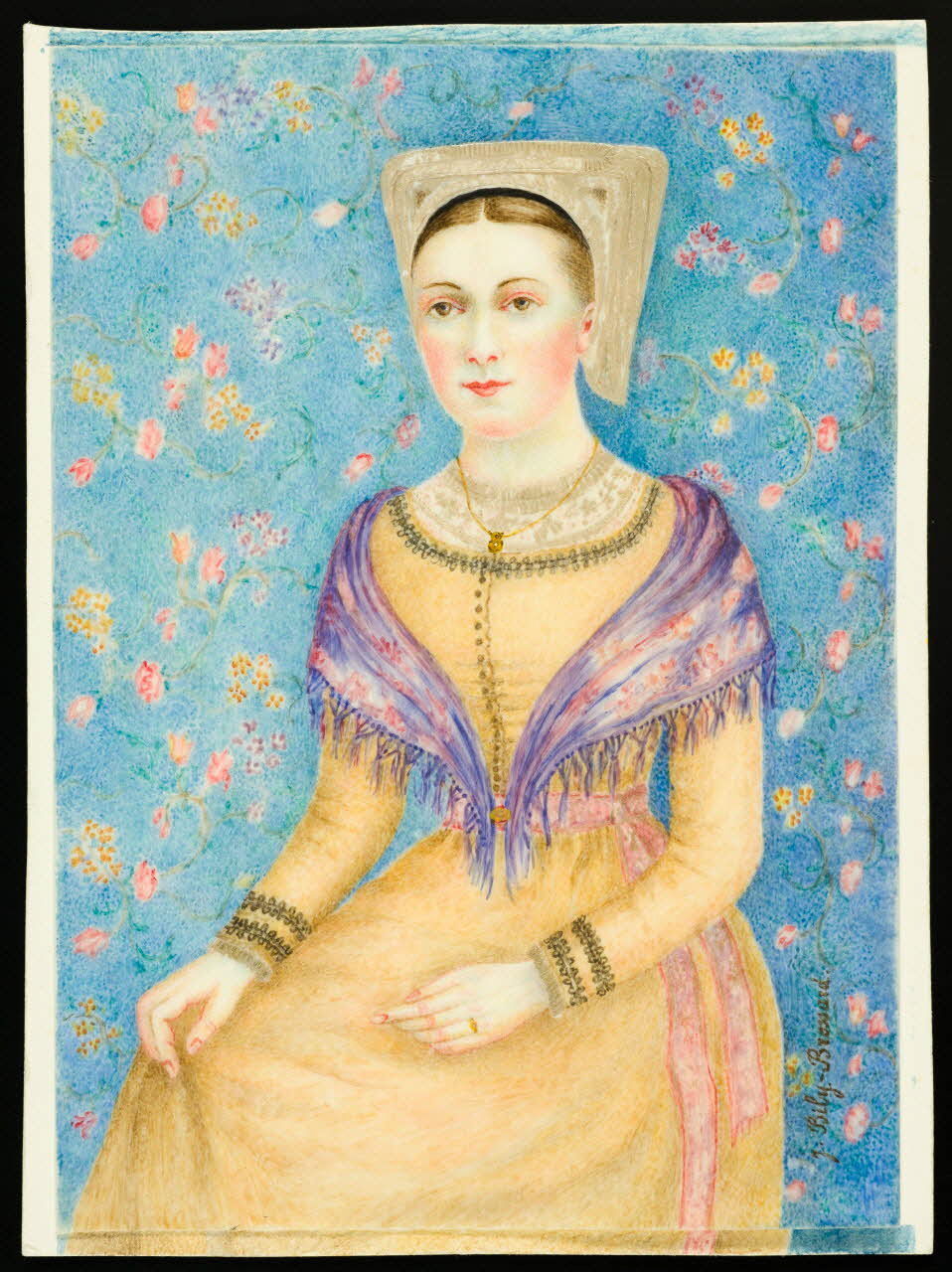 dessin Paysanne du Poitou 1946.87.1 Photo
