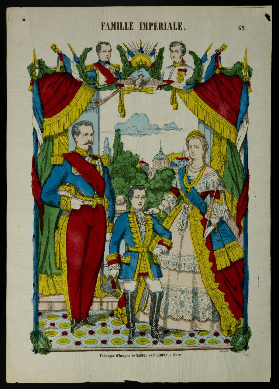Dembour et Gangel estampe FAMILLE IMPERIALE. Metz 1840-1852 1947.22.107 Photo