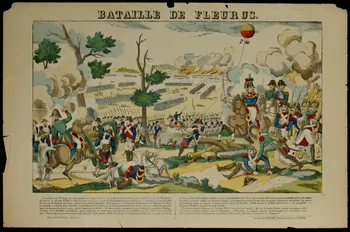estampe BATAILLE DE FLEURUS. 1947.22.117  Photo