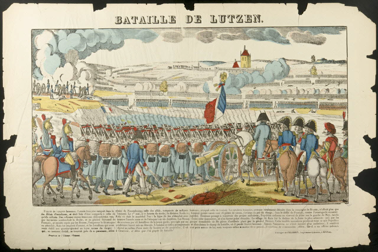 estampe BATAILLE DE LUTZEN. 1947.22.118 Photo