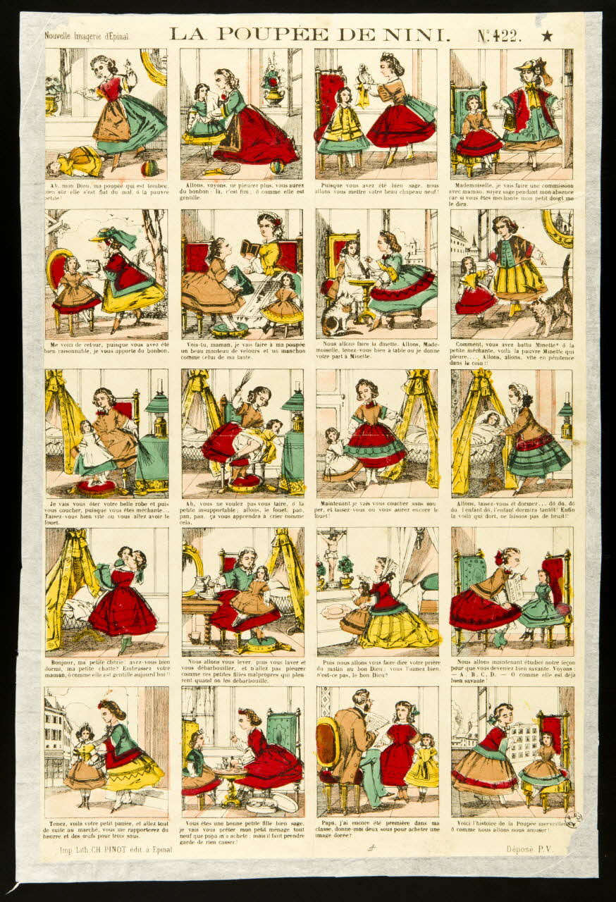 estampe LA POUPEE DE NINI. 1947.22.149 Photo