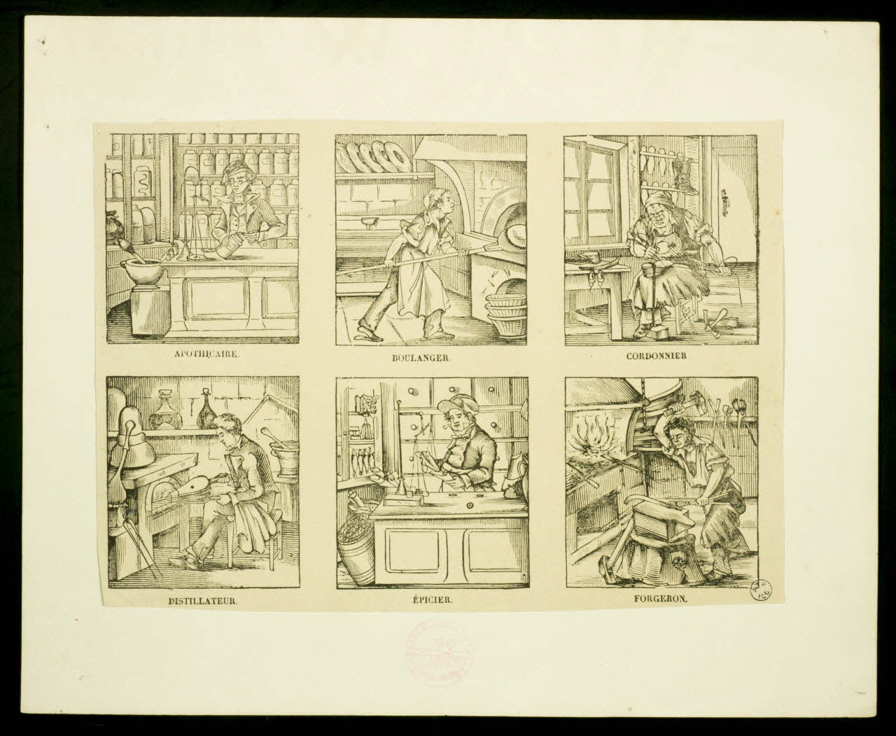 estampe Planche de métiers 1947.22.158 Photo