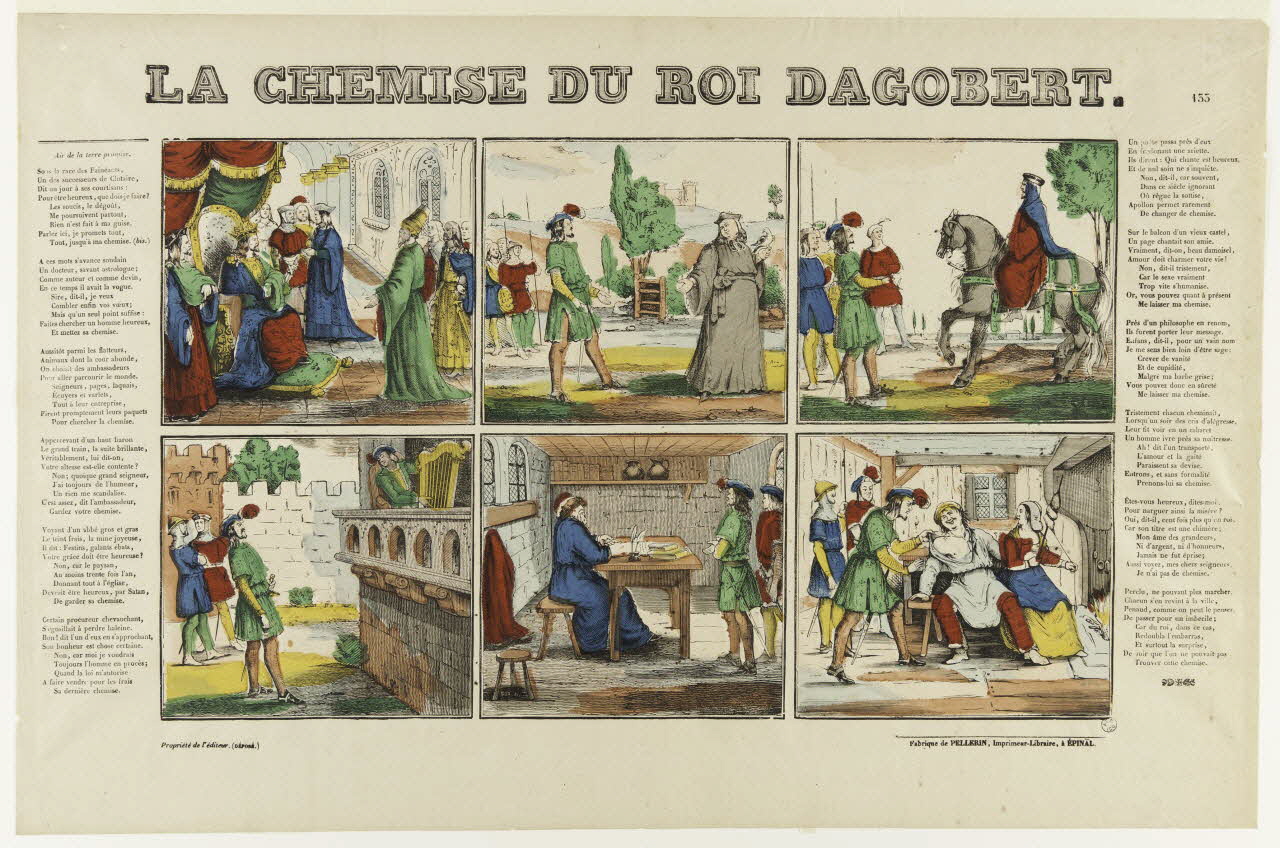 estampe LA CHEMISE DU ROI DAGOBERT. 1947.22.168 Photo
