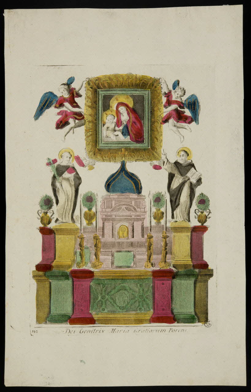 imagerie ancienne Dei Genitrix Maria Gatiarum Parens 1947.22.182 Photo