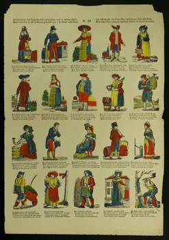imagerie ancienne Les vêtements des Pays-bas varient par leur situation. 1947.22.189 Photo