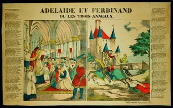 imagerie ancienne ADELAIDE ET FERDINAND  OU LES TROIS ANNEAUX. 1947.22.211 Photo