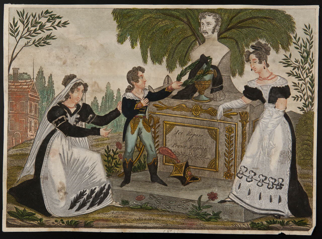 imagerie ancienne Ici Repose  le  Prince Eugène Paris 1824 1947.22.24 Photo