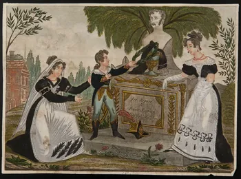 imagerie ancienne Ici Repose  le  Prince Eugène Paris 1824 1947.22.24 Photo