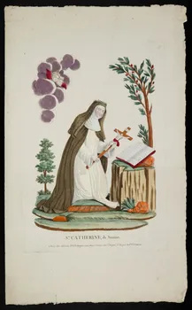 Chéreau imagerie ancienne Ste. CATHERINE, de Sienne. Paris 1794-1810 1947.22.29 Photo